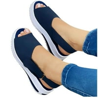 Amlbb sandale za žene Ljeto Comfy Open Ankete sa sandale za gležnjeve na plaži Ležerne cipele Plitke