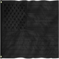 Sva crna američka ogromna zastava FT 300D vezena američka USA taktička taktička