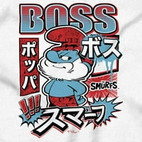 Smurfs cool kanji šef papa dječaka dječja majica majica tee teen brisco brendovi s