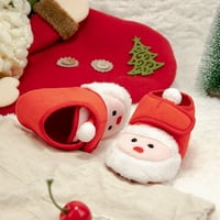 Novorođenče Dječak Dječak Djevojka Božićne cipele cipele Santa Socks Boots Mekane jedine klizne papuče