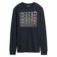 Case IH Logo Ponavlja FADE - Muška majica dugih rukava