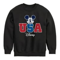Disney - Americana - Mickey USA - Toddler i Mladi CrewNeck Fleece Duket
