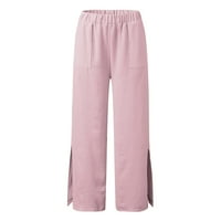 Akiihool ženske hlače Ležerne prilike ženske joge haljine sa džepovima rastereće radne gamaše za žene