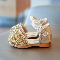 TODDLER Baby Girls Sandals Pearl Sequin Rhinestone Bow Princess Cipele Plesne cipele Ljeto Nelišta