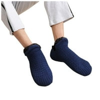 Unutarnje podne kavezne čarape i baršunaste toplotne termalne tkane čarape za žene unutarnje klizne