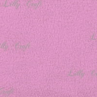 Lilly Craft Solid Color Pink Ruke Fleece tkanina protiv tableta 58-60 Široko prodat u dvorištu