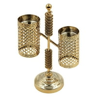 Yoone Stick Stick sjajni ukrasni elektroplatni vjenčani šuplji Zlatni stalak za bankete