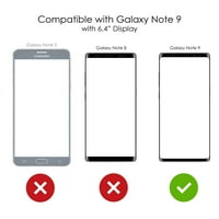 Razlikovanje Clear Shootfofofofofofoff Hybrid futrola za Samsung Galaxy Note - TPU branik, akrilni leđa,