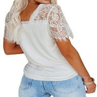 Avamo ženske modne majice Ležerne prilike Casual TRIM V izrez T majice Losovi fit bluze Tuničke majice