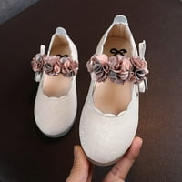 Mikilon Toddler cipele za bebe djevojke princeze mekano ne-klizne cvijeće Ljetne kožne sandale Sandale