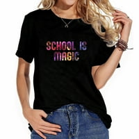 Školski stil Povratak na školske poklone Trendne ženske grafičke majice sa hladnim dizajnom, ljetnim