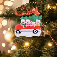 Veki ukrasi božićne porodice odmor DIY Tree božićni ukrasi Božićna dekoracija za božićnu dekorking viseći