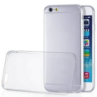 Fairnull prozirna bistra mekani silikonski poklopac kože za iPhone SE 5s 6s Plus
