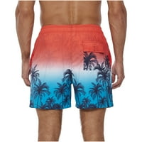 Penski muški ispis prozračne čipke Vodootporne četvrtine hlače Plaže kratke hlače Sportske casual pantalone