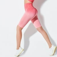 Ociviesr Moda Tie-boja Ženska habanje Casual Yoga Yoga Bešavne hlače Shorts Yoga Sportske joge hlače