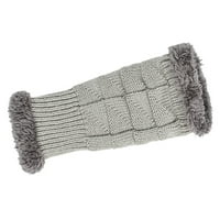 Zimske rukavice Žene pola prsta kratke tople rukavice pletene vunene rukavice za prste