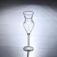 Naočale za vino Body Glass Cocktail Glass Beauty Lady Whiskey Naočale za piće sa poklonom Bo šampanjca za noćnu zabavu za noćnu zabavu