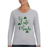 Xtrafly Weideel Womens Day St. Patrickov sladak za piknje popivite drobicu Irska majica dugih rukava