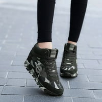 Francuska Dimple Fashion Lady Camuflage Neklizajući Pojačavanje casual tekuće cipele kamuflaže