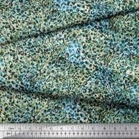 Soimoi Pamuk poplin tkanina Leopard Životinjski kožni otisak šivaći dvorište tkanine široko