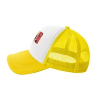 CEPTEN MENS & WOMENS COOL sa budalo coody logo Podesivi kamiondžija Mersh šešir žute