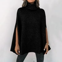 Lroplie pulover džemperi za žene okrugli izrez dugih rukava ženski džemperi turtleneck poncho modni
