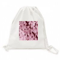 Sakura japanski trešnje cvjetovi ruksaka platna nacrtavanje za ponovno punjenje za višekratnu torbu