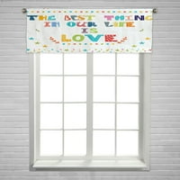 Najbolja stvar u našem životu je ljubav citat prozora zavjese valancije šipke Pocke
