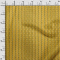 Onuone Rayon tamno žuti listovi tkanine i cvjetni cvjetni haljini materijal materijal tkanina od dvorišta