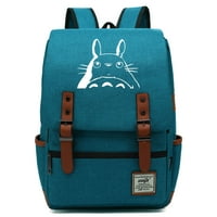 Bzdaisy Totoro kvadratni ruksak s dizajnom kopča za pojas za 15 '' laptop unise za djecu tinejdžerku