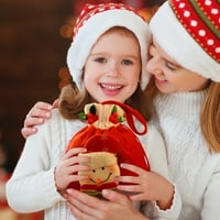 Utoimkio božićni ukras bombonske torbe vrlo su pogodne kao božićni pokloni, zabavni pokloni, jabuke
