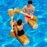 Alextrenty Battle Log Raftovi na napuhavanje bazena plutačke igračke na otvorenom Igre Bazen Plov Vodene