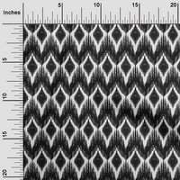 Onuone pamučne poplin tkanine geometrijske isječene tkanine ikat široko dvorište