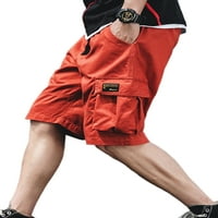 Niuer Muške labave kratke hlače Classic Fit Cargo Bermuda Shorts Streetwear Radno kratke hlače