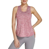 Camisole za ženske dame u vratu bez rukava u vratu trčanje vježba yoga trendy tenk sportski vrhovi