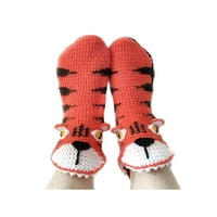 Loalirando pletene krokodile čarape 3D životinjske čarape pletenje uzorka čarape zabavljaju božićni