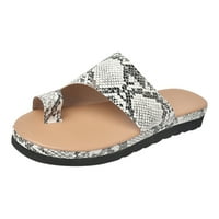 Aboser sandale za žene Udobnost platforme ravne cipele Ležerne prilike na otvorenom Ljeto na plaži prsten