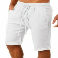 Leuncero Muškarci Odmor za odmor Ljetne kratke hlače Dužina koljena s džepovima Beachwear Havajski elastični