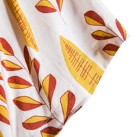 Proljeće Ljeto mužjak Slim košulje Muške modne ležerne listove Ispis majica s kratkim rukavima
