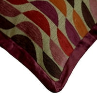 Bacite jastuče, ukrasne purple 20 X20 jastuče za bacanje, baršunaste geometrijske jastuke za bacanje