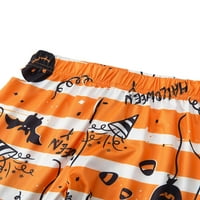 Xingqing Noćkoween Porodica koja odgovara pidžami Postavi bundeve dugih rukava za spavanje za odrasle žene djece