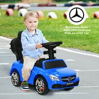 Infans u vožnji na push automobilu Mercedes Benz Toddler kolica za klizanje plave boje
