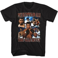Muhammad Ali Collage Crna majica za odrasle