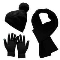 FVWitlyh dobio kapu kapama vjetrootporni setovi rukavice pletene zimske tople muškarce šal za odrasle