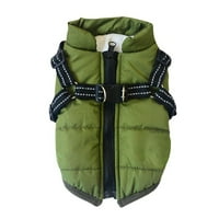 Patio_peace_inc PET jakna s kabelskim vetrovnim zimskim kućnim ljubimcem podstavljenim kaputom