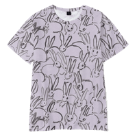 Slatka majica zečevi 3D Print Short Sleev Kawaii odjeća, dijete, 08