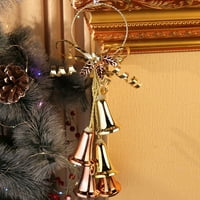 Pnellth Božićna zvona visi ornament CRISP Zvuk Šareni vrpci Festival Dekoracija Iron umjetnosti Božićno
