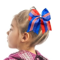 OAVQHLG3B Girl Clip za kosu za kosu Boutique Fripepini dodaci za kosu za četvrti jul