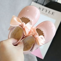 Floleo Cleariance Toddler cipele za bebe Girls Slatka modna luka izdubljena neklizajuća male kožne princeze