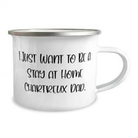 Inspirational Chartreu Cat pokloni, samo želim biti boravak kod kuće Chartreux, motivacijski božić 12oz